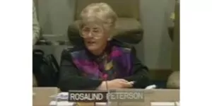 Chemtrails Rosalind Peterson et ses révélations choc à l'ONU